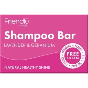 Natural Shampoo Bar - Lavender & Geranium - 95g