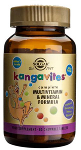 Kangavites® Chewable Multivitamin & Mineral Formula Children (BB) - 60 Tabs
