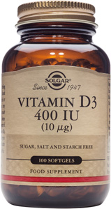 Vitamin D3 400iu (10mcg) - 100 Softgels