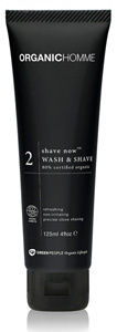 Organic Homme 2 Shave Now™ Wash & Shave Gel - 100ml