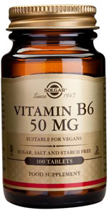 Vitamin B6 50mg - 100 Tabs