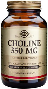 Choline 350mg - 100 Veg Caps