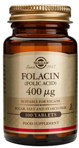 Folacin (Folic Acid) 400mcg - 100 Tabs