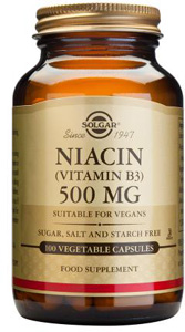 Niacin (Vitamin B3) 500mg - 100 Veg Caps