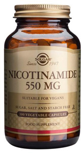 Niacinamide (Vitamin B3) 550mg - 100 Veg Caps