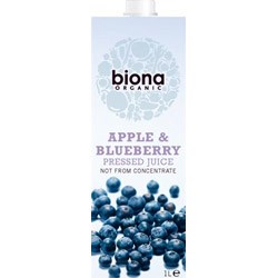Organic Apple & Blueberry Juice - 1L