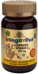 Kangavites Chewable Vitamin C 100mg (Orange Burst) - 90 Tabs