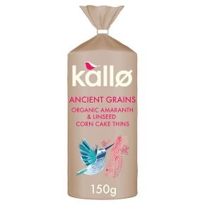 Kallo, Ancient Grains Corn Cake Thins - 150g - Well Natural