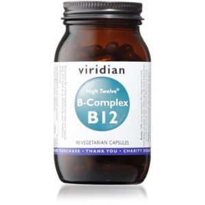 HIGH TWELVE Vitamin B12 with B Complex  - 90 Veg Caps