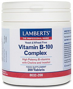 Vitamin B-100 Complex - 60 Tabs