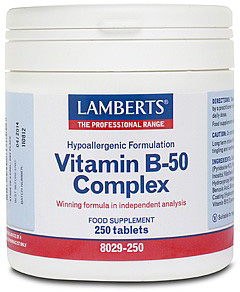 Lamberts, Vitamine B-50 Complex - 60 Tabs - Well Natural