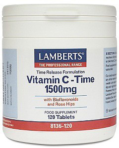Vitamin C Time Release 1500mg - 120 Tabs