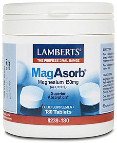 MagAsorb® Magnesium 150mg (as Citrate) - 180 Tabs