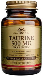 Taurine 500mg - 50 Veg Caps
