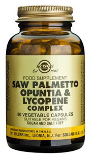 Saw Palmetto Opuntia & Lycopene Complex (F.P.) - 50 Veg Caps