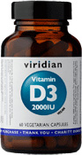 Vitamin D3 2000iu (Vegan) - 60 Veg Caps