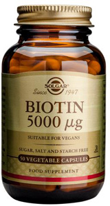 Biotin 5000mcg - 100 Veg Caps