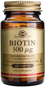 Biotin 300mcg - 100 Tablets