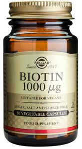 Biotin 1000mcg - 50 Veg Caps