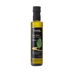 Organic Olive Oil with Basil - 250ml