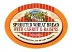Organic Sprouted Carrot & Raisin Bread - 400g