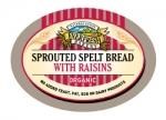 Organic Sprouted Spelt Raisin Bread - 400g
